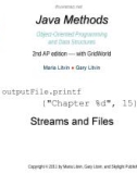 Lecture Java methods: Object-oriented programming and data structures (2nd AP edition): Chapter 15 - Maria Litvin, Gary Litvin