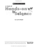 A year of hands-on science