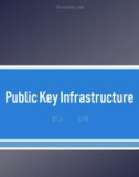 Lecture Information systems security - Chapter 5 (part 2): Public key infrastructure