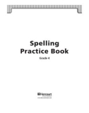 Spelling practice - Grade 4