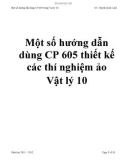 Hướng dẫn sử dụng Cp605