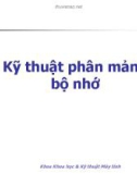 Bài giảng Hệ điều hành máy tính: Lecture 10 - Nguyễn Thanh Sơn