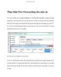 Thực hiện về Port Forwarding cho máy ảo