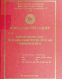 Khóa luận tốt nghiệp: Những qui pháp luật về bảo về quyền lợi ngưòi tiêu dùng Việt Nam và những vấn đề đặt ra