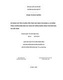 Luận văn Thạc sĩ Tài chính ngân hàng: Áp dụng hiệp ước tiêu chuẩn vốn Basel II và Basel III vào việc đảm bảo an toàn hệ thống ngân hàng thương mại tại Việt Nam