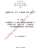 Khóa luận tốt nghiệp: Nghiên cứu chu trình chi phí tại công ty cổ phần dược trung ương Medipharco - Tenamyd