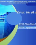 Hướng dẫn viết thuyết trình