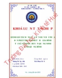 Khóa luận tốt nghiệp: Đánh giá tác động của dồn điền đổi thửa đến phát triển kinh tế hộ gia đình tại xã Võ Ninh, huyện Quảng Ninh, tỉnh Quảng Bình