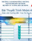 Bài thuyết trình bộ môn Tư tưởng Hồ Chí Minh: Phần II - CĐ Công thương TP. HCM