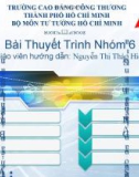 Bài thuyết trình bộ môn Tư tưởng Hồ Chí Minh: Phần I - CĐ Công thương TP. HCM