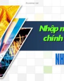 Thuyết trình: Nhập môn tài chính tiền tệ