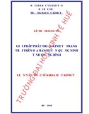 Luận án Thạc sĩ khoa học kinh tế: Giải pháp phát triển kinh tế trang trại trên địa bàn huyện Quảng Ninh, tỉnh Quảng Bình