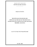 Tóm tắt uận văn Thạc sĩ Sư phạm Hóa học: Bồi dưỡng học sinh giỏi Hóa học thông qua dạy học bài tập Hóa học vô cơ cho học sinh lớp 12 trường THPT Thanh Hà - Hải Dương