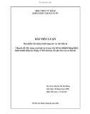 Tiểu luận: Kỹ năng của luật sư trong việc hỗ trợ khách hàng khởi kiện tranh chấp lao động về bồi thường chi phí đào tạo ra tòa án