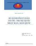 Tiểu luận: So sánh phật giáo 3 nước: Trung Quốc, Nhật Bản, Hàn Quốc