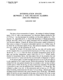 Báo cáo toán học: Interpolation spaces between a von Neumann algebra and its predual 