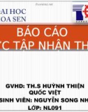 Báo cáo đề tài: Thực tập nhận thức