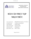 Báo cáo thực tập nhận thức: Ngân hàng nông nghiệp và phát triển nông thôn Tỉnh Đăk Nông – Phòng giao dịch Nhân Cơ