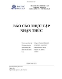 Báo cáo thực tập nhận thức: Công ty Cổ phần LILAMA18