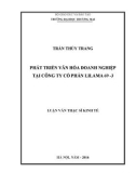 Luận văn Thạc sĩ Kinh tế: Phát triển Văn hoá doanh nghiệp tại Công ty Cổ phần LILAMA 69-3