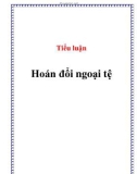 Tiểu luận: Hoán đổi ngoại tệ