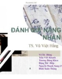 Tiểu luận: Đánh giá năng lực nhân viên