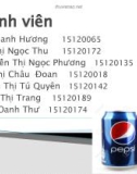 Đề tài: Cuộc chiến giữa Coca cola và Pepsi