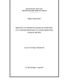 Luận văn Thạc sĩ Kinh tế: Khảo sát các thành tố tạo nên sự gương mẫu của lãnh đạo trong khu vực hành chính công tại quận Thủ Đức