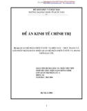 Đề tài: QUAN HỆ PHÂN PHỐI Ở NƯỚC TA HIỆN NAY – THỰC TRẠNG VÀ GIẢI PHÁP NHẰM HOÀN THIỆN QUAN HỆ PHÂN PHỐI Ở NƯỚC TA TRONG THỜI GIAN TỚI.