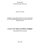 Luận văn Thạc sĩ Nông nghiệp: Nghiên cứu đặc điểm tổ chức sản xuất và tiêu thụ của làng nghề rượu Kim Long tại huyện Hải Lăng, tỉnh Quảng Trị