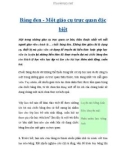 Bảng đen - Một giáo cụ trực quan đặc biệt