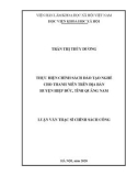 Luận văn Thạc sĩ Chính sách công: Thực hiện chính sách đào tạo nghề cho thanh niên trên đại bàn huyện Hiệp Đức, tỉnh Quảng Nam