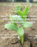 Báo cáo tốt nghiệp: So sánh 12 giống đậu nành triển vọng tại Hưng Thịnh, Trảng Bom, Đồng Nai vụ đông xuân 2011-2012