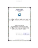 Luận văn Tốt nghiệp: Kiểm soát nội bộ chu trình bán hàng và thu tiền tại Công ty CP dịch vụ hàng không sân bay Đà Nẵng - MASCO