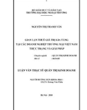 Luận văn thạc sỹ quản trị kinh doanh: Gian lận thuế giá trị gia tăng tại các doanh nghiệp thương mại Việt Nam thực trạng và giải pháp