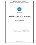 Khóa luận tốt nghiệp Marketing: Hoạt động Marketing tại chi nhánh Công ty liên doanh TNHH Nippon Express -Trung tâm kho vận Đình Vũ Thực trạng và giải pháp