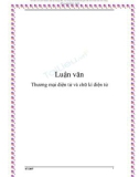 Luận văn : Thương mại điện tử và chữ kí điện tử