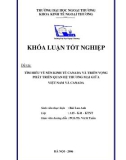 Khóa luận tốt nghiệp: Tìm hiểu về nền kinh tế Canađa và triển vọng phát triển quan hệ thương mại giữa Việt Nam và Canađa