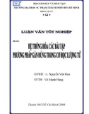 Luận văn tốt nghiệp Vật lý: Hệ thống hóa các bài tập phương pháp gần đúng trong Cơ học lượng tử