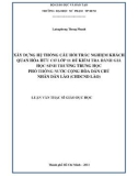 Luận văn Thạc sĩ Giáo dục học: Xây dựng hệ thống câu hỏi trắc nghiệm khách quan Hóa hữu cơ lớp 11 để kiểm tra đánh giá học sinh trường trung học phổ thông nước Cộng hòa dân chủ nhân dân Lào (CHDCND lào)