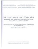 Báo cáo khoa học toàn văn: Hội nghị ký sinh trùng học toàn quốc lần thứ 42