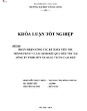 Khóa luận tốt nghiệp: Hoàn thiện công tác kế toán tiêu thụ thành phẩm và xác định kết quả tiêu thụ tại công ty TNHH MTV xi măng Vicem Tam Điệp