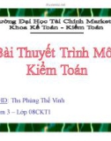 Thuyết trình: Kiểm toán tiền