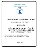 Tiểu luận: Phân tích ứng dụng của các nguyên tắc sáng tạo trong sản phẩm máy vi tính