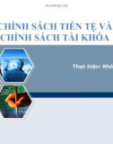 Thuyết trình: Chính sách tiền tệ và chính sách tài khóa