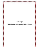 Tiểu luận: Bình thường hóa quan hệ Việt - Trung