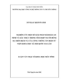 Luận văn Thạc sĩ Khoa học máy tính: Nghiên cứu một số giải pháp đảm bảo an ninh và xác thực trong tích hợp người dùng đa miền dịch vụ của cổng thông tin điện tử Viện Khoa học xã hội Quốc gia Lào