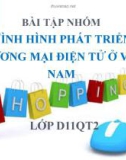 Bài thuyết trình Tình hình phát triển thương mại điện tử ở Việt Nam