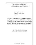 đề tài: NÂNG CAO NĂNG LỰC CẠNH TRANH CỦA CÔNG TY VINATRANS TRONG BỐI CẢNH HỘI NHẬP KINH TẾ TOÀN CẦU