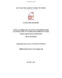 Tóm tắt Luận văn Thạc sĩ: Nâng cao hiệu quả sử dụng vốn kinh doanh tại tổng Công ty Cổ phần Bảo hiểm Bưu điện